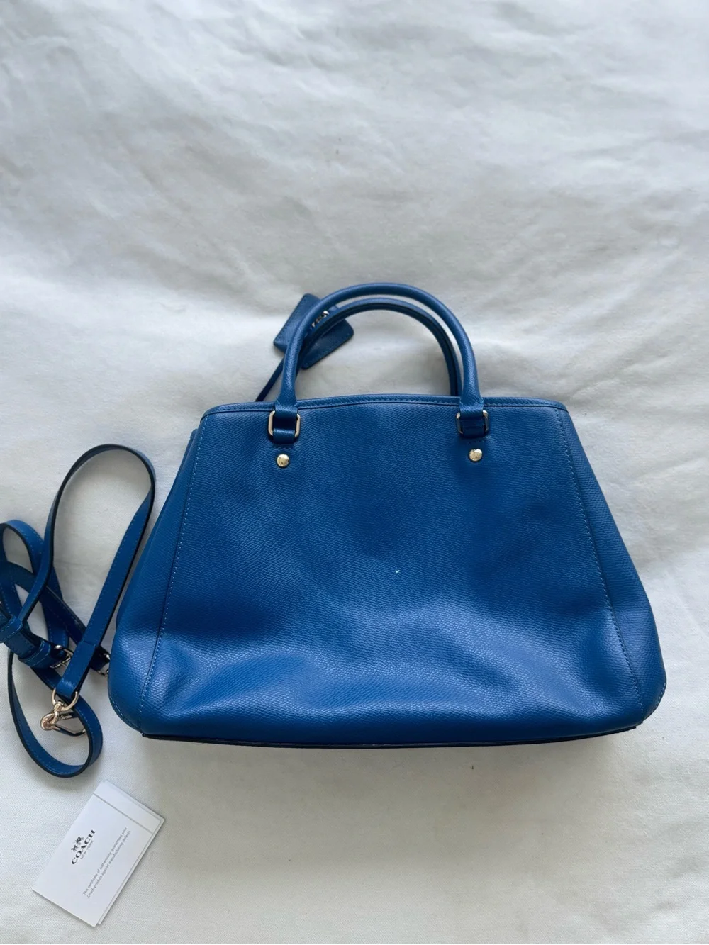 Like New Royal Blue Vintage Coach Bag